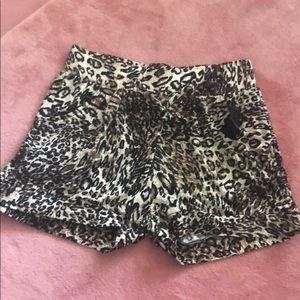 Leopard Print Shorts